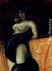 Franz Von Stuck Famous Paintings - Sensuality